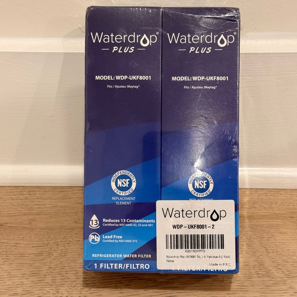 Waterdrop Plus Refrigerator Water Filter Model:WDP-UKF8001